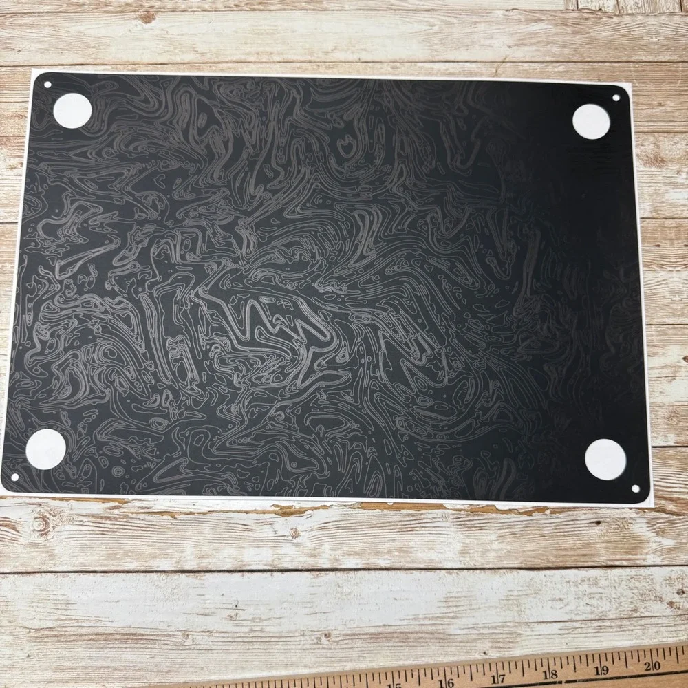 dbrand MacBook Air 15 Skin Unisex OS Black Damascus Holo Green Vinyl Wrap 2-Pack